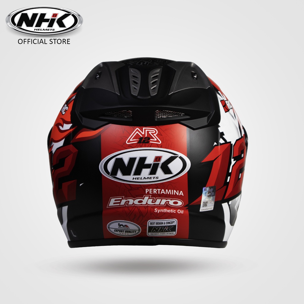 NHK HELMET R6 Ali Adrian Single Visor AND NHK ARM SLEEVE | Shopee ...