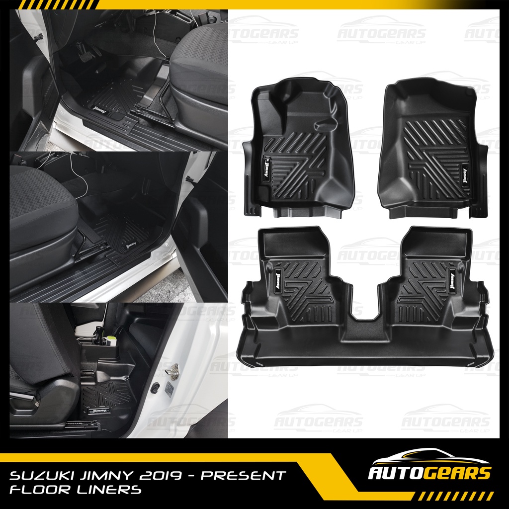 Organizzatore Bracciolo Per Suzuki Jimny JB64/JB74 2018-2024 Cambio Manuale - Con 3 Tappetini - Foto 3