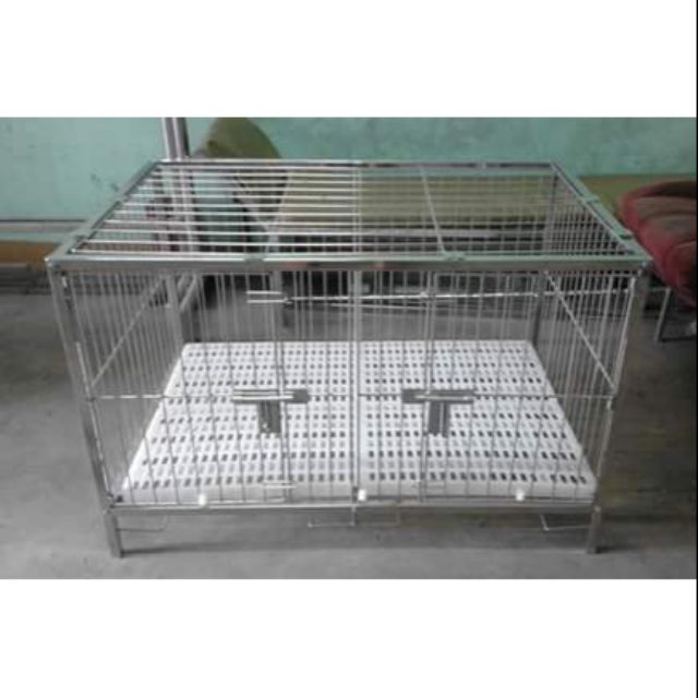 Stainless cage cheap for dogs