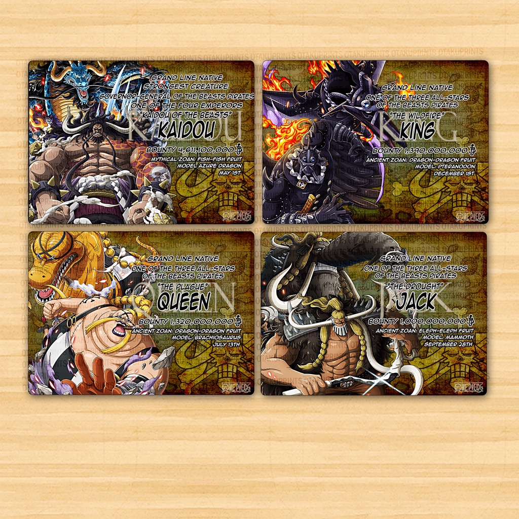 One Piece Beast Pirates Photocard - [SOLD PER PIECE] | Shopee Philippines