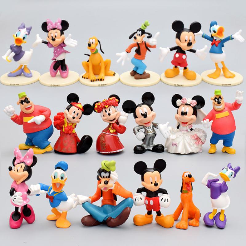 Mickey Miaomiao House Donald Duck Minnie Doll Handmade Model Car Organs ...