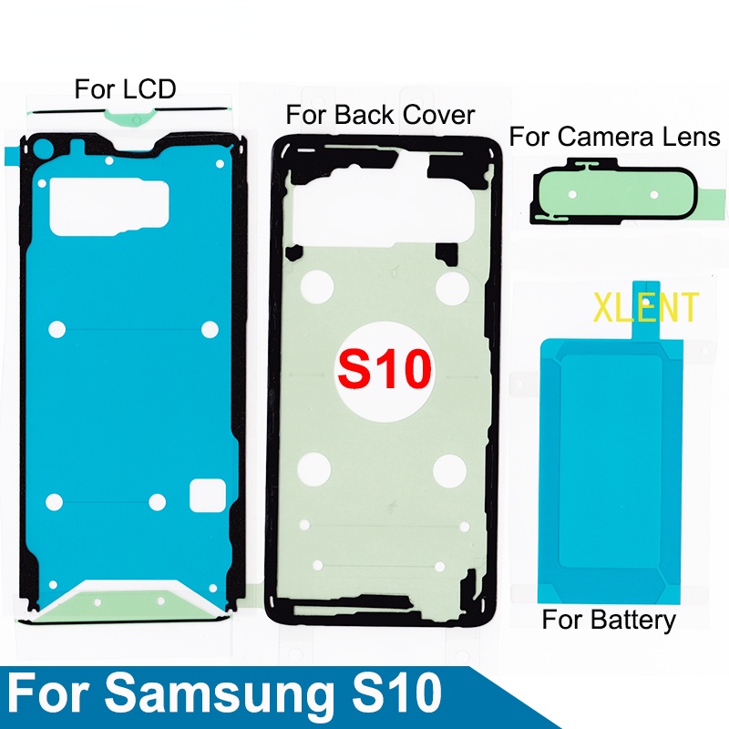LCD Display Screen Rear Back Battery Cover Waterproof Adhesive Sticker ...