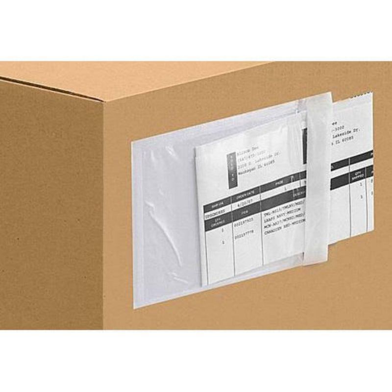 Packing Lists Envelope 25cm x 18 cm Clear Sticker Waterproof Made in ...