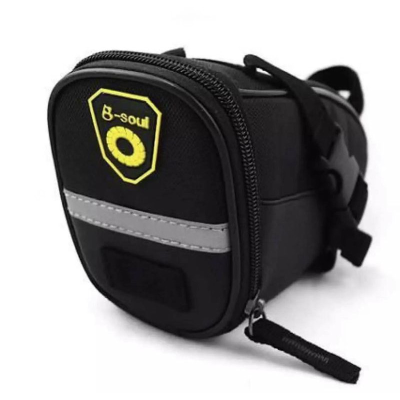 B-soul Bicycle under seat stash bag saddle bag water resistant#080