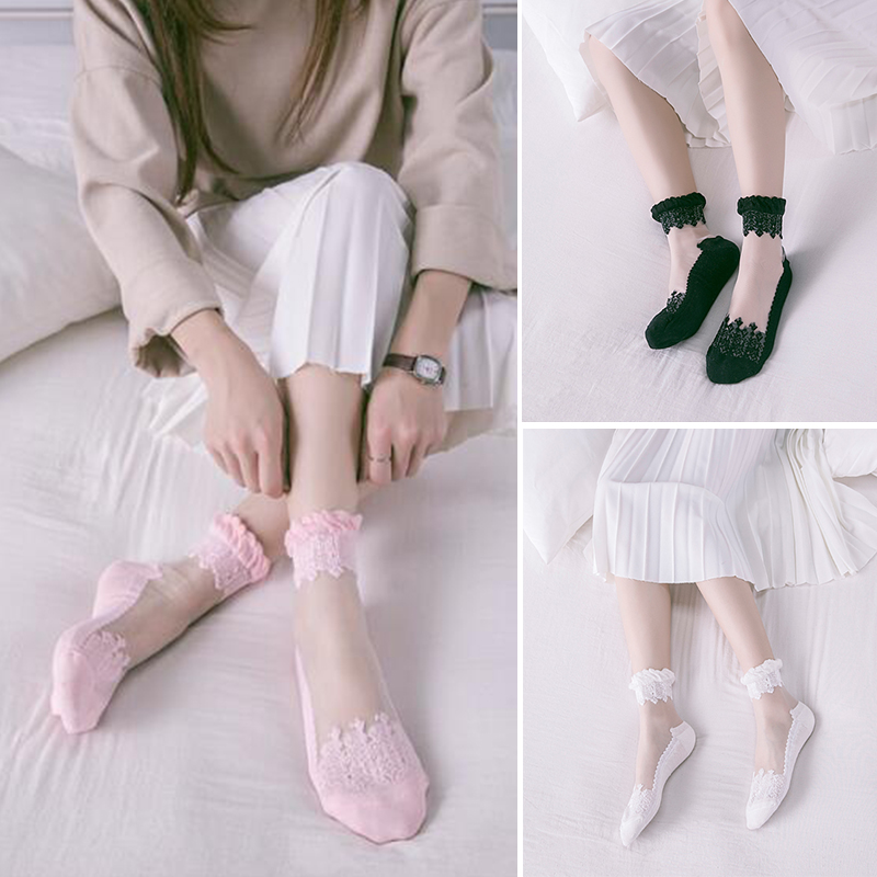 L V 5 pair one set Fashion Women's socks Cotton Ankle socks