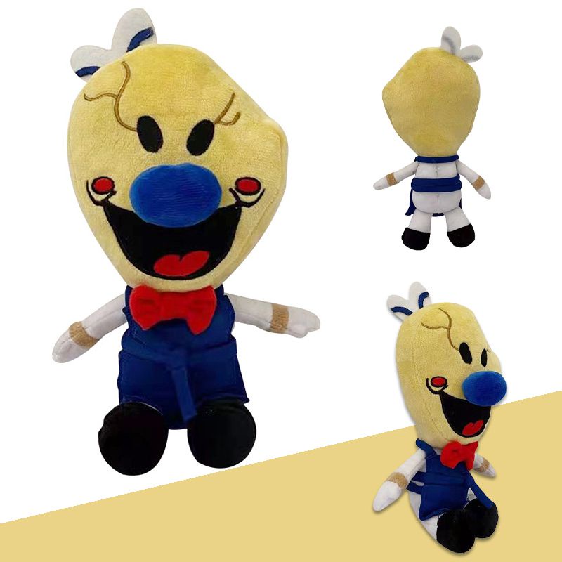 Ice Scream 25cm Rod Plush Toy Cartoon Horror Figure Dolls Stuffed Soft ...