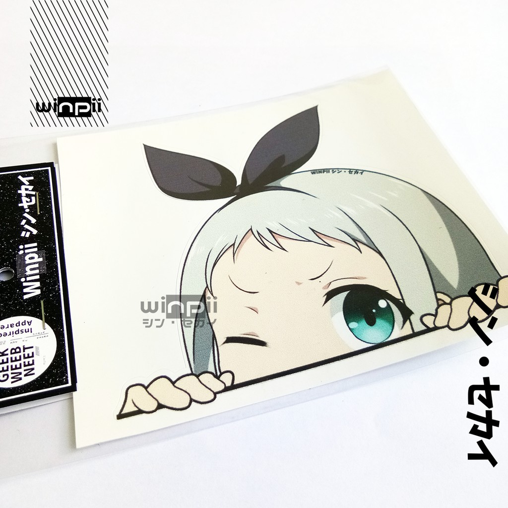 Peeking Sticker / Peeking Sticker Hideri Kanzaki Anime Blend-S | Shopee ...