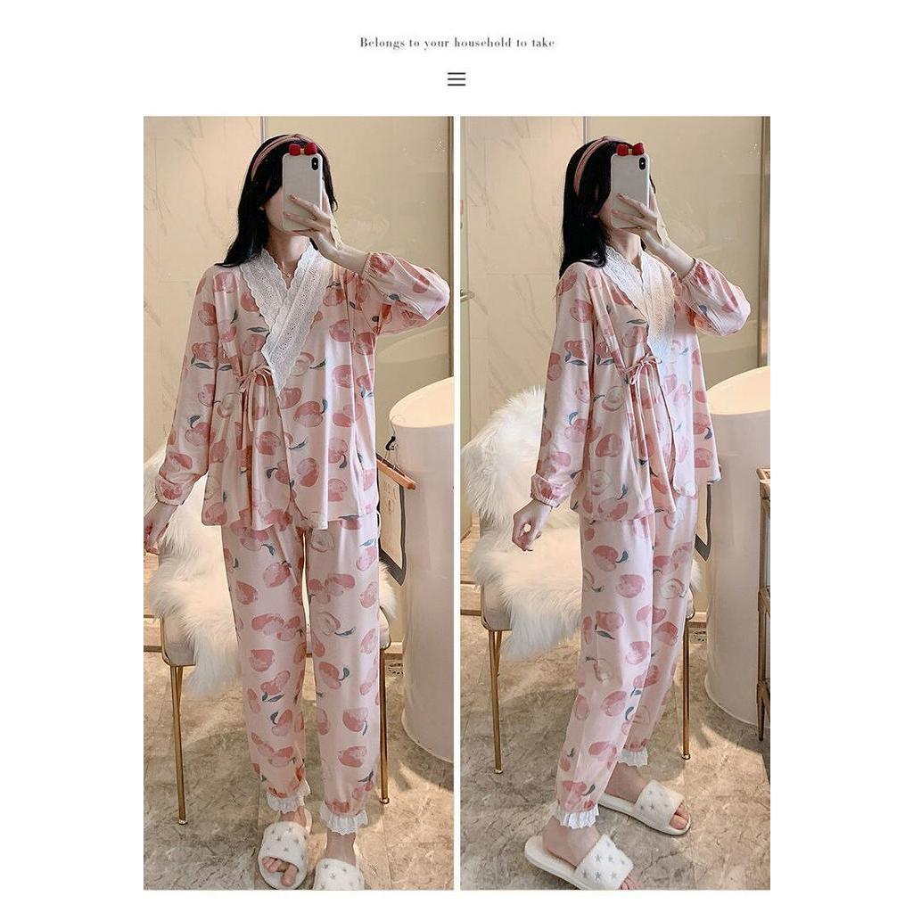 Pregnant Women's Pajamas High Quality Kimono Confinement Clothing ...