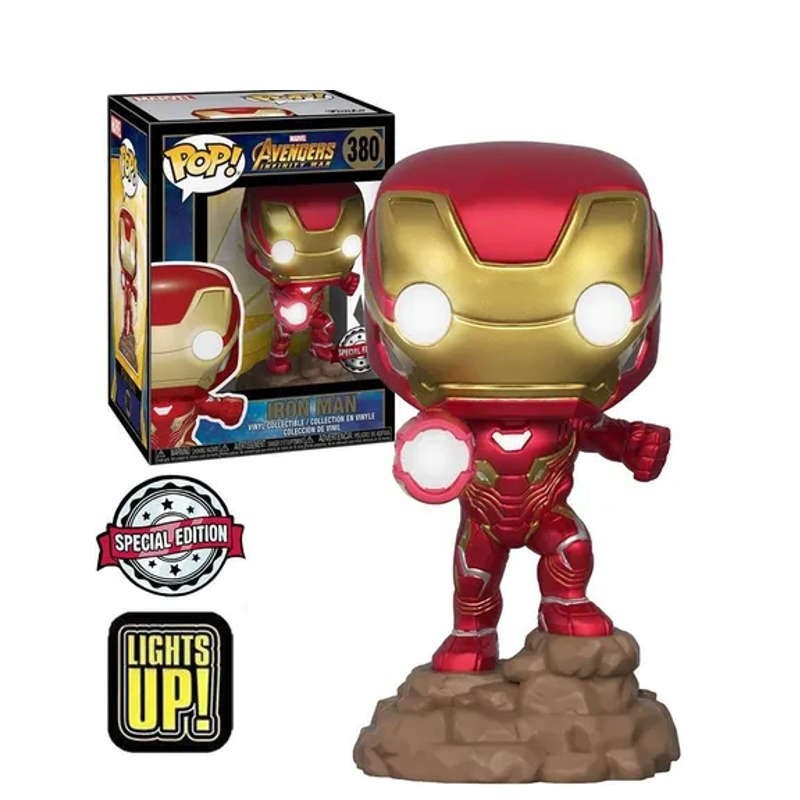 Funko pop light deals up iron man