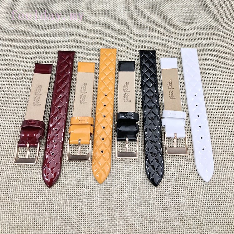 Ready Stock FOLLI FOLLIE Strap Lingge Genuine Leather 14MM