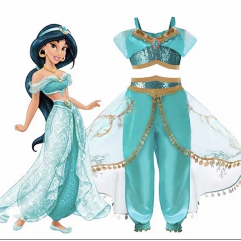 Aladin Kids halloween Costume | Arabian princess jasmine cosplay ...