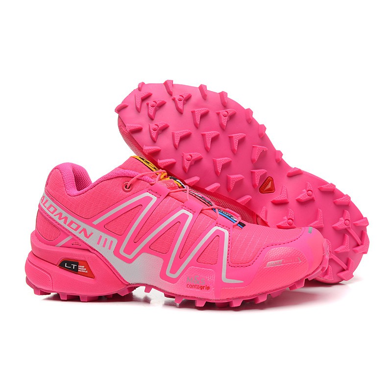 Women Salomon Speed Cross 3 CS Running Shoes Pink Shopee Philippines