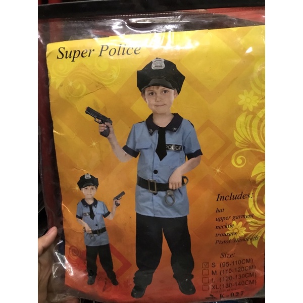 PULIS COSTUME WITH ACCESSORIES | Shopee Philippines