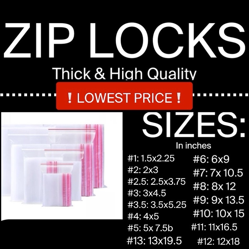 Ziplock price new arrivals