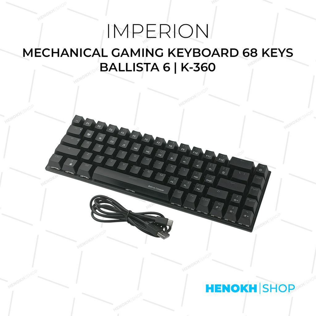 Gaming Keyboard Mechanical 68 Keys IMPERION BALLISTA 6k K-360 ...