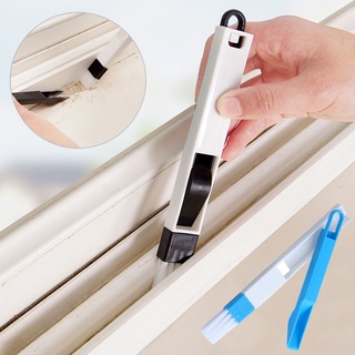 Window Groove Cleaning Brushes Tools – Set 7 PCS Hand-Held Door Sliding  Track Crevice Gap Groove Corner & Squeegee Cleaner for Shower Sliding  Doors