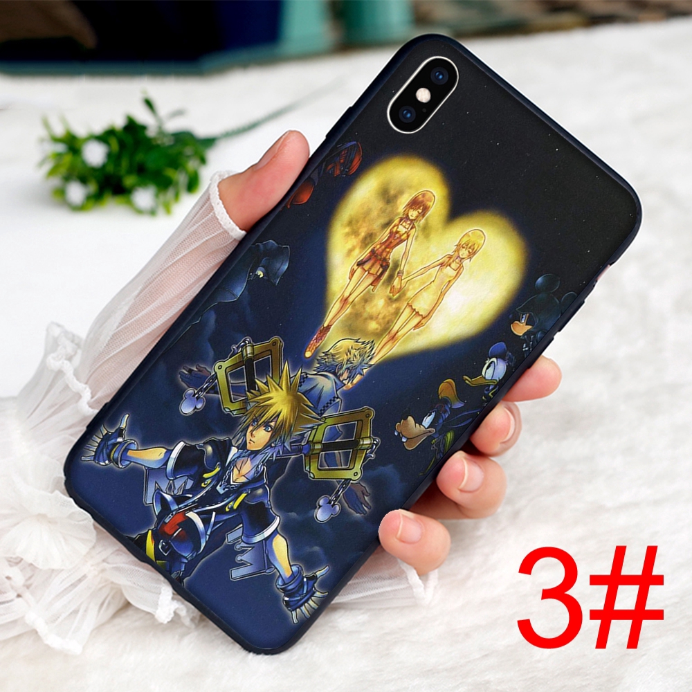 Soft Phone Case iPhone XS Max XR X 7 8 6 6S Plus 5 5S SE Kingdom Hearts ...
