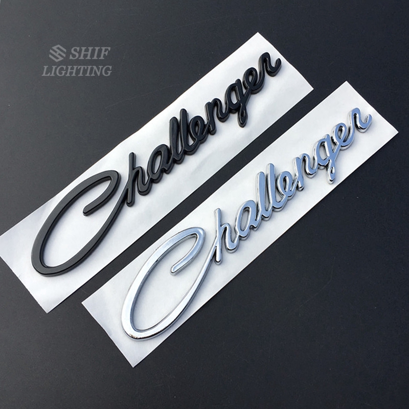 1 x Metal Challenger Letter Car Auto Rear Side Fender Emblem Sticker ...