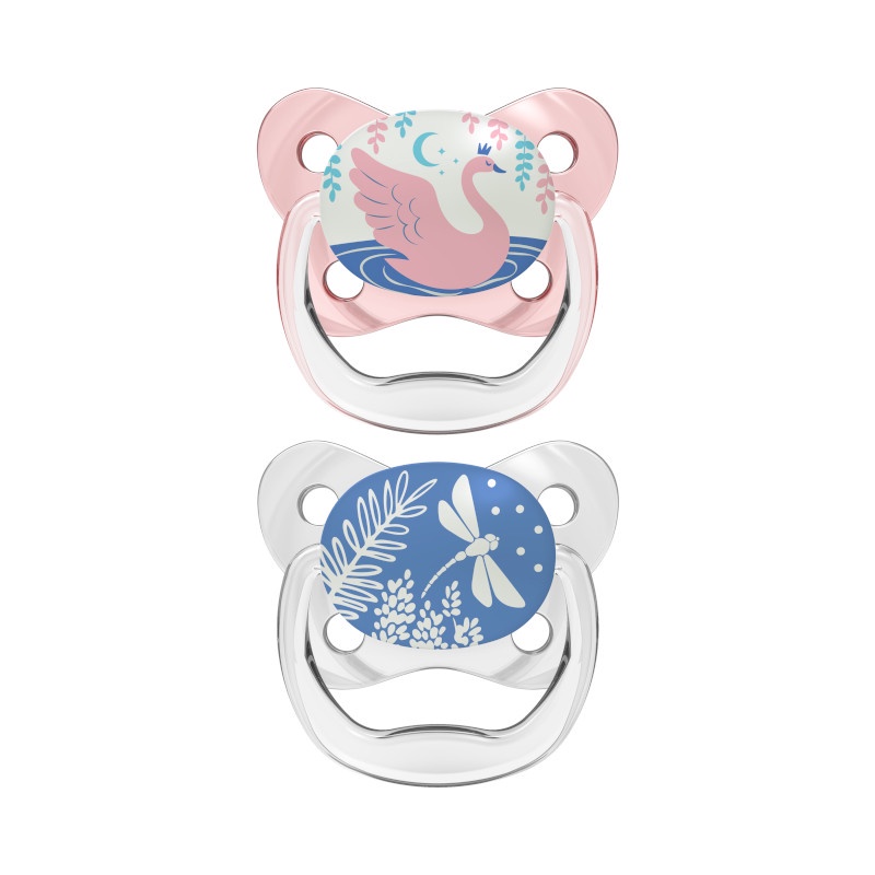 Dr. Brown's Pacifier Prevent Butterfly Shield 2-Pack Glow in the Dark ...