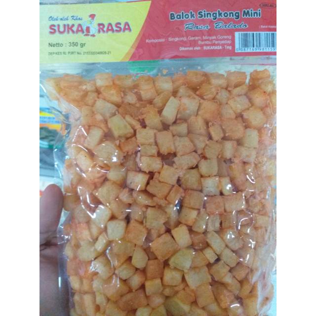 Balado Flavored Mini Cassava Blocks | Shopee Philippines