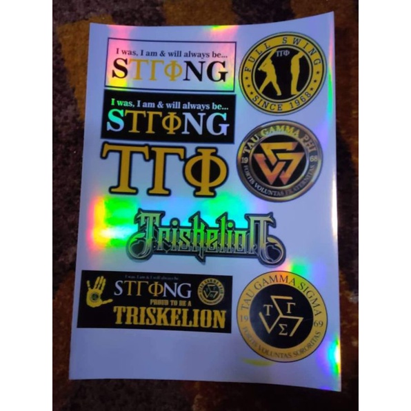 Shop tau gamma phi sticker for Sale on Shopee Philippines