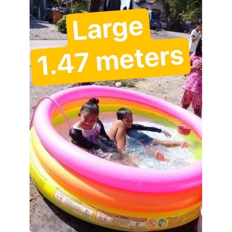 INTEX LARGE INFLATABLE SWIMMING POOL | Shopee Philippines