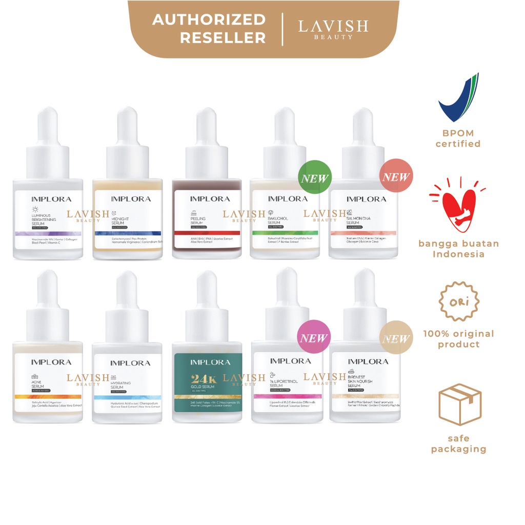 Implora Luminous Brightening // Acne // Midnight // Peeling