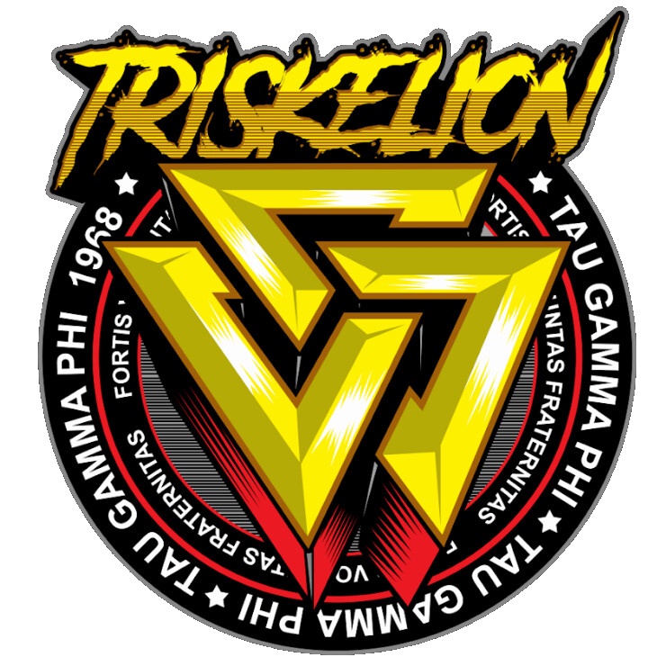 TAU GAMMA PHI TRISKELION STICKERS