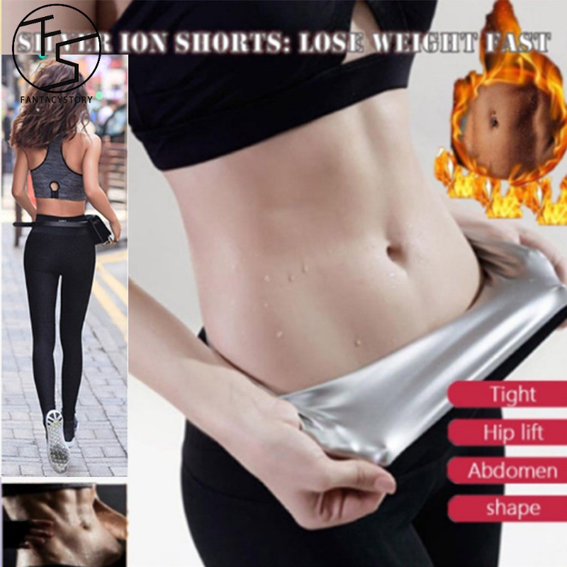 ️Women High Waist Fat Burning Shorts Abdomen Running Sports Yoga