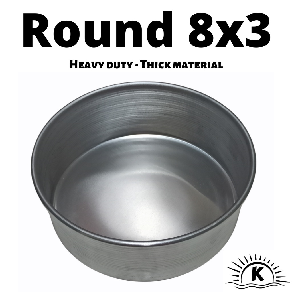 8x3 Round Performance Pan