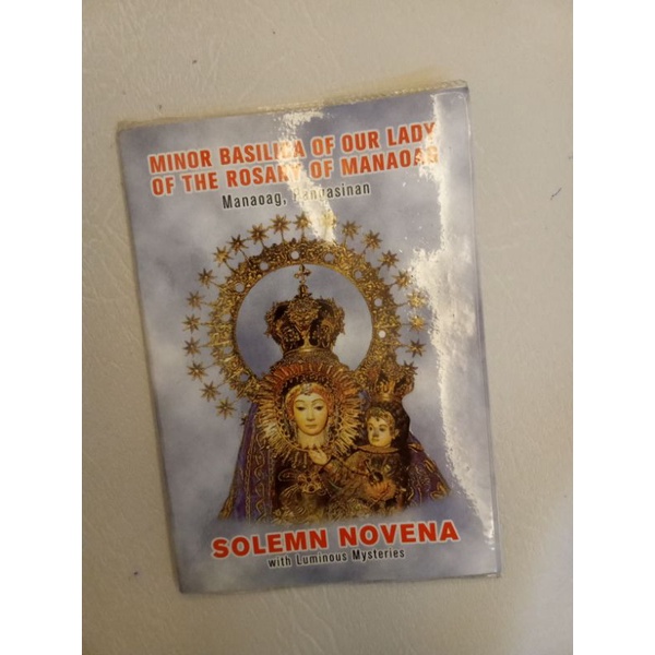 English or Tagalog Novena Our Lady of Manaog Solemn Novenario Shopee