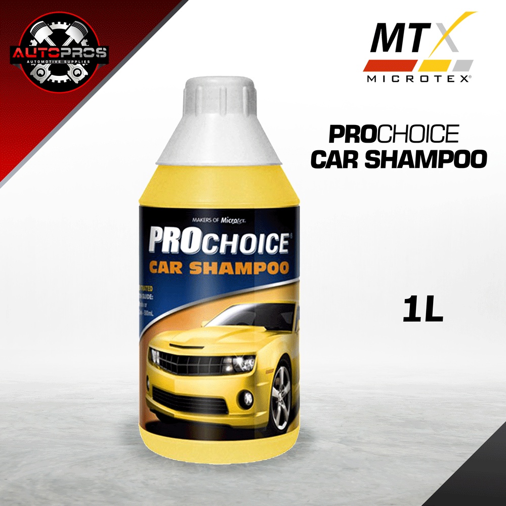 Microtex Prochoice Car Shampoo 1 Liter pH Neutral | Shopee Philippines