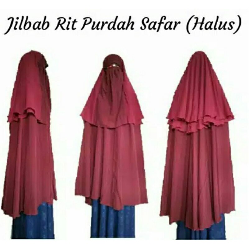 Fine Purdah Rit Veil Hijab (Color) | Shopee Philippines