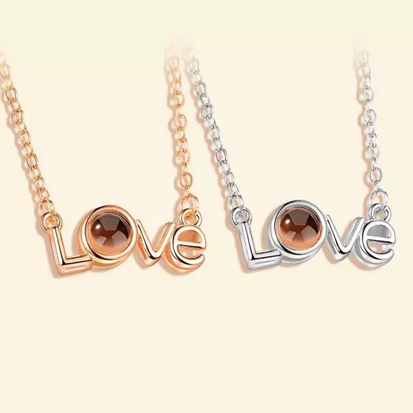 I love you sale in 50 languages necklace