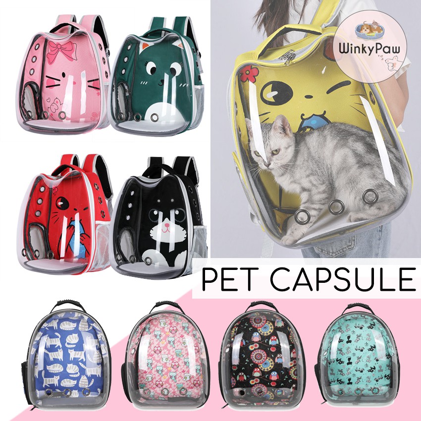 Transparent pet cheap bag