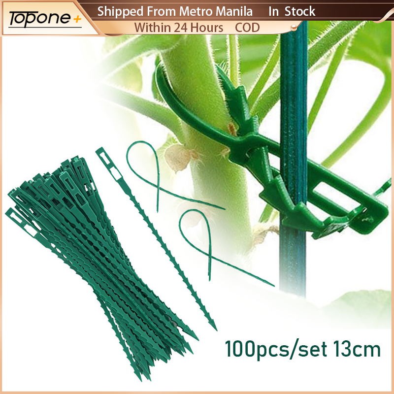 100pcs Adjustable Plant Ties Flexible Garden Plant Ties Garden Plant ...