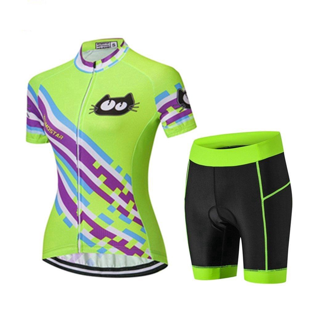 【COD】 Ready Stock Pro Women Mountain Bike Cycling Jersey Set Gel Pad ...