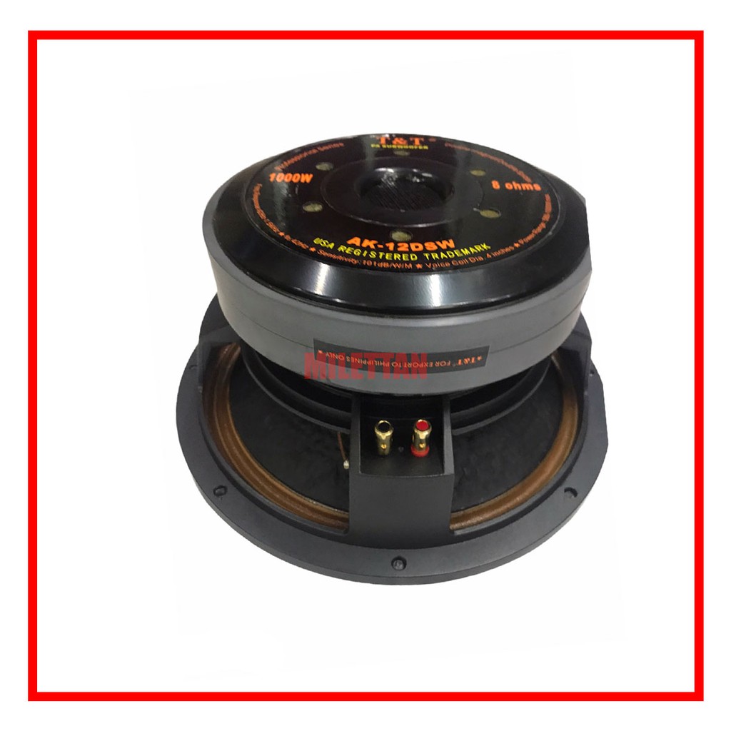 T T SUBWOOFER SPEAKER 12 600 1000 WATTS Shopee Philippines