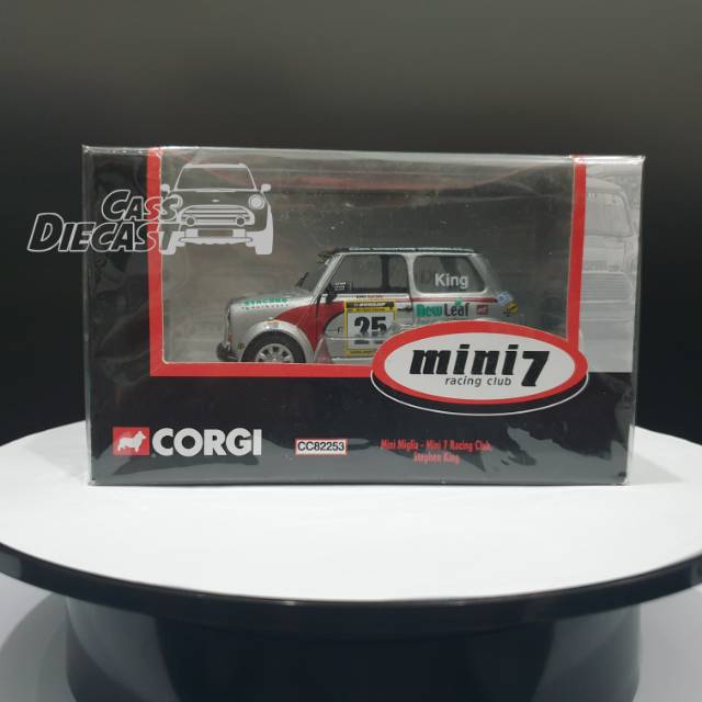 Corgi 1:36 Morris Mini Miglia Stephen King Mini 7 Racing Clubwear ...