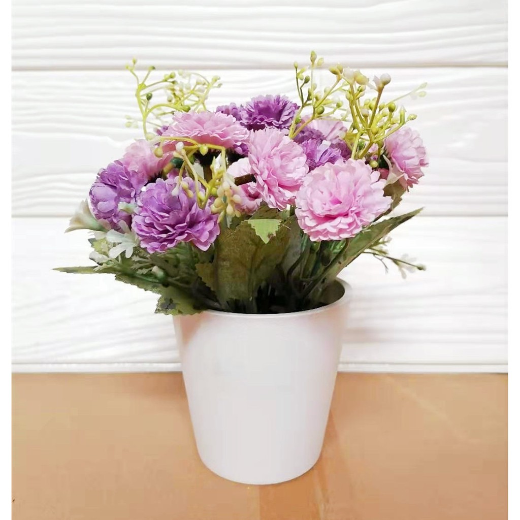 [VS] Artificial Flowers/Plant with Vase Bonzai Home decor Garden Decoration Shopee Philippines