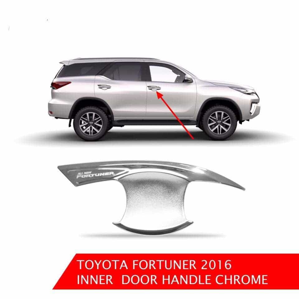 ALL NEW TOYOTA FORTUNER 2016-2026 INNER / DOOR BOWL PROTECTION CHROME ...