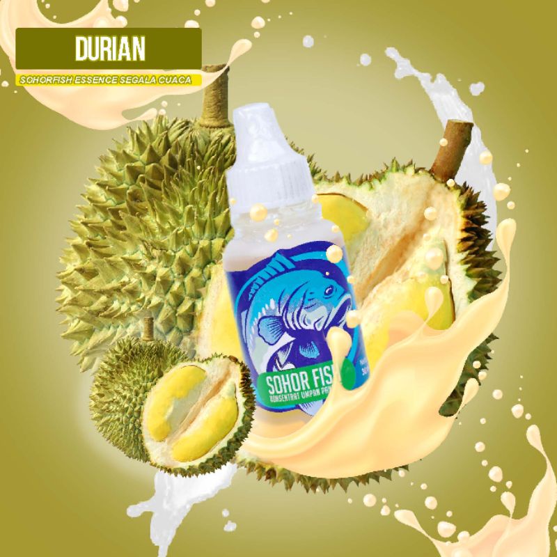 Durian Essential 30ml | Durian Sohor Fish Essen | Galatama Essential ...