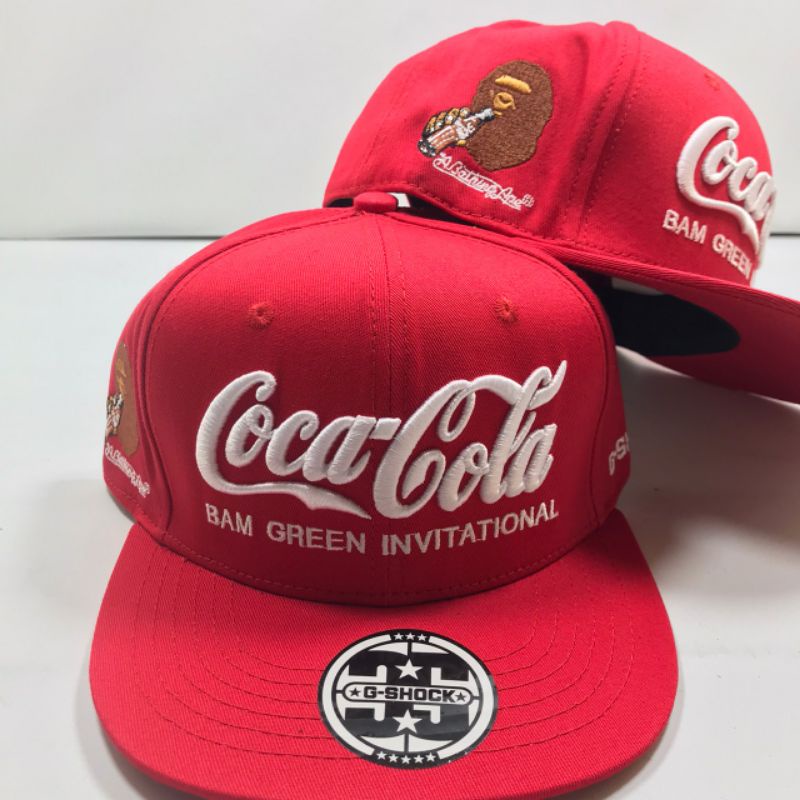 Snapback Aape G-shock Gshock x Coca Cola x Bape Premium Quality