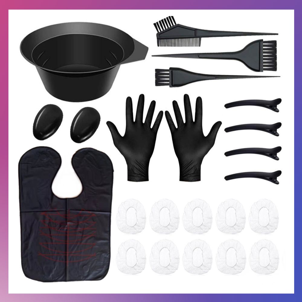 R&Y | 14pcs Hair Dye Tool Set For DIY Hair Coloring Hair Color Tools ...