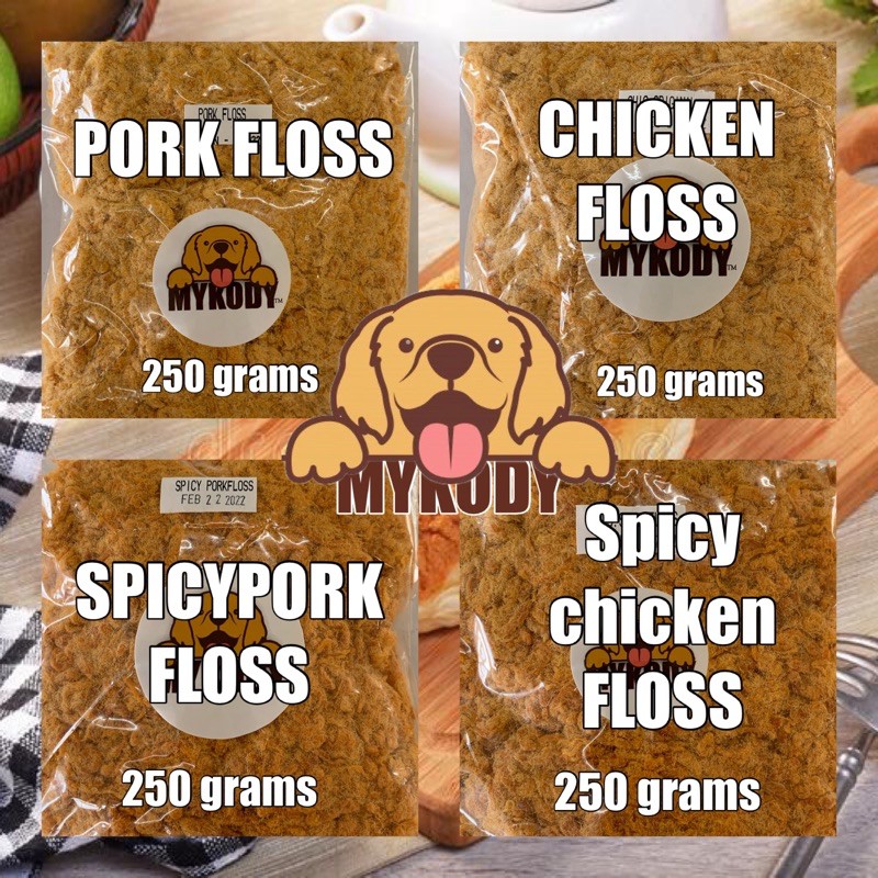 PORK FLOSS, CHICKEN FLOSS, MAHU, MEAT FLOSS, SPICY CHICKEN FLOSS, SPICY