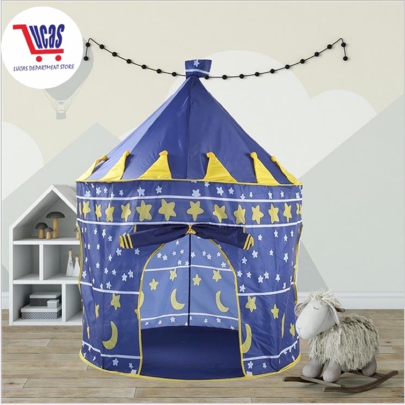 Portable Folding Home Camping Kids Tent Castle Cubby House Children