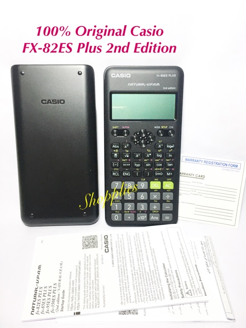 100 Original Casio FX 82ES Plus 2nd Edition Scientific Calculator FX82ES Plus Shopee Philippines