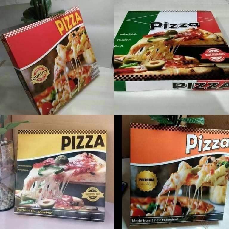 CLAY COATED PIZZA BOX (10X10X1.25") 100 PCS Shopee Philippines