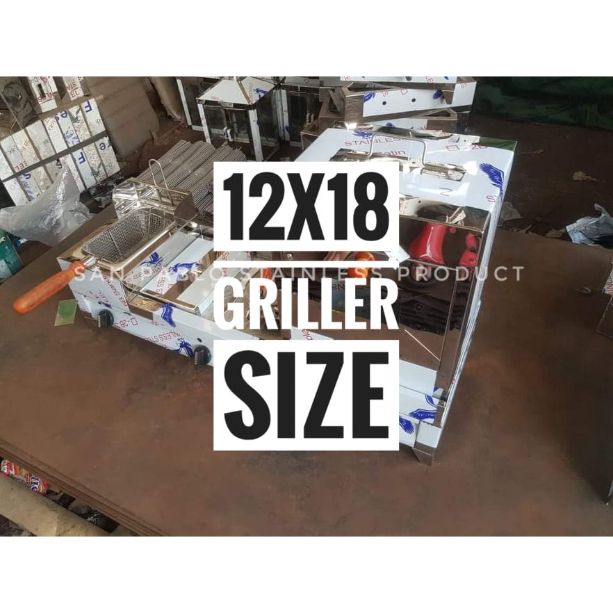 3in1 burger grill with deep fryer and 2 layer oven Shopee Philippines