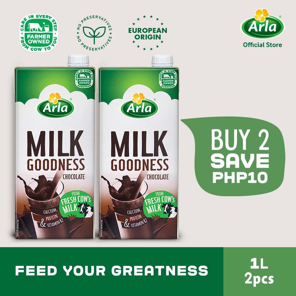 Arla Chocolate Milk 1L 2-Pack | Shopee Philippines